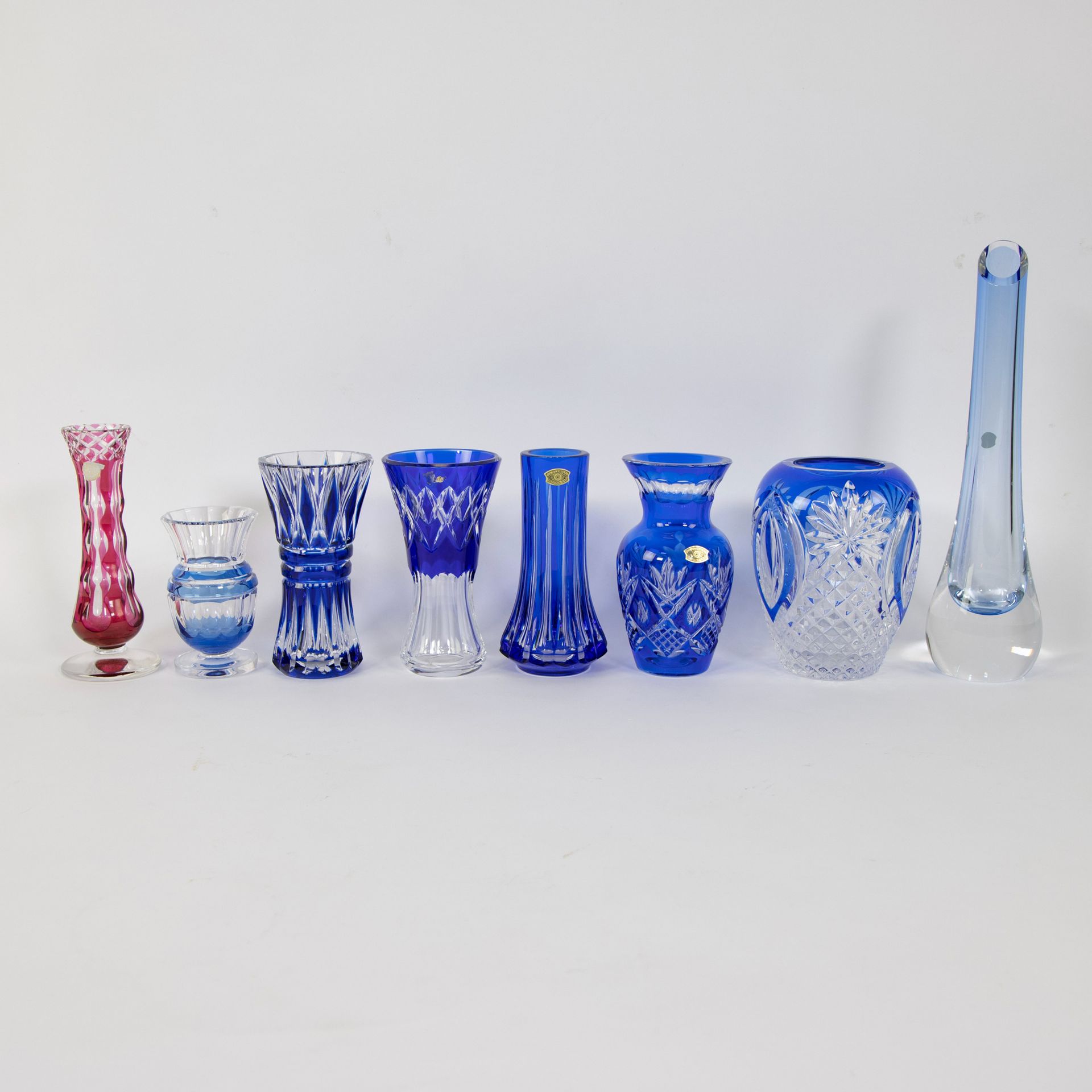 Null Grande collection (8) de vases en cristal VAL SAINT LAMBERT
Grand lot de va&hellip;