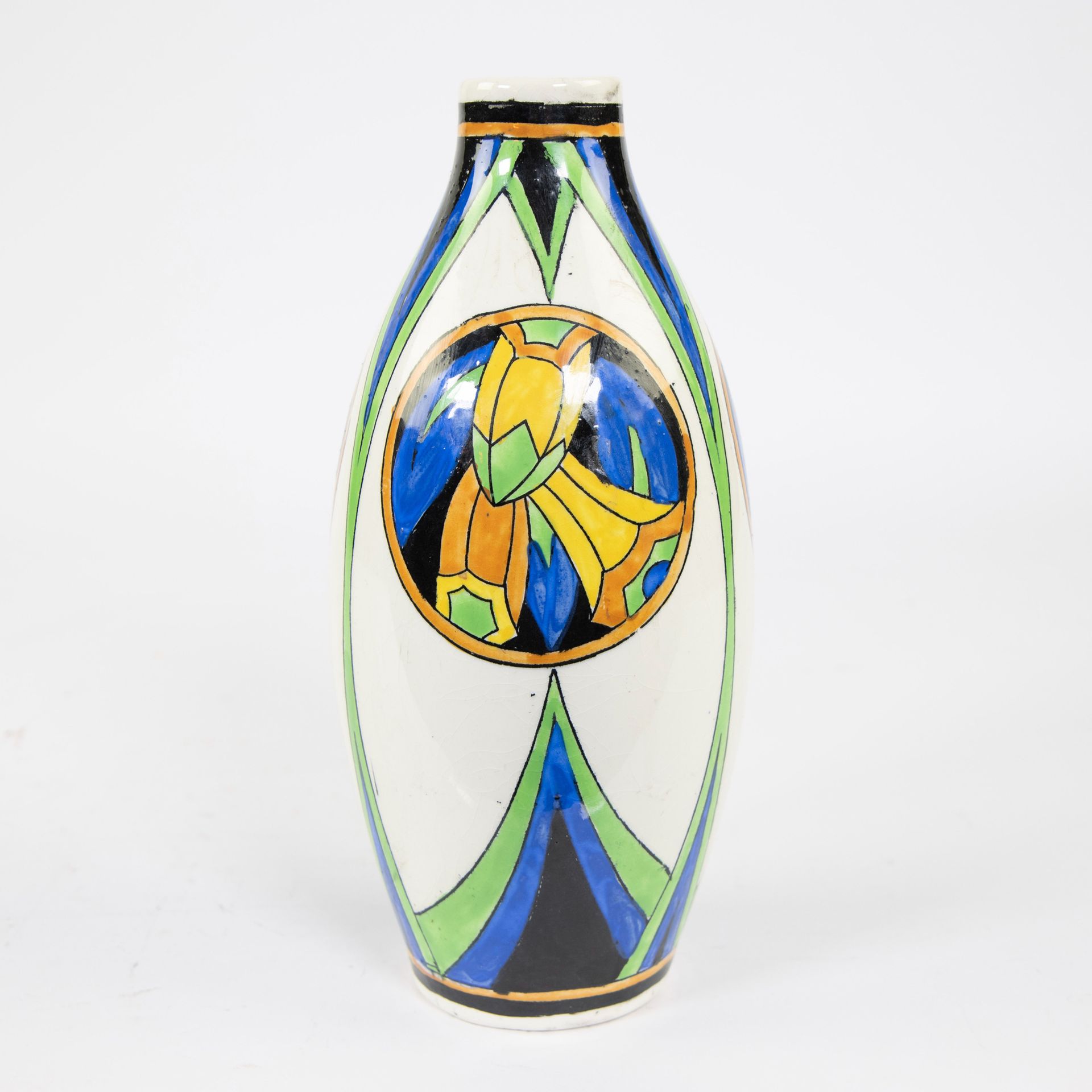 Null Charles Catteau Art Deco Vase Boch decor 1113, 1930er Jahre
Charles Catteau&hellip;