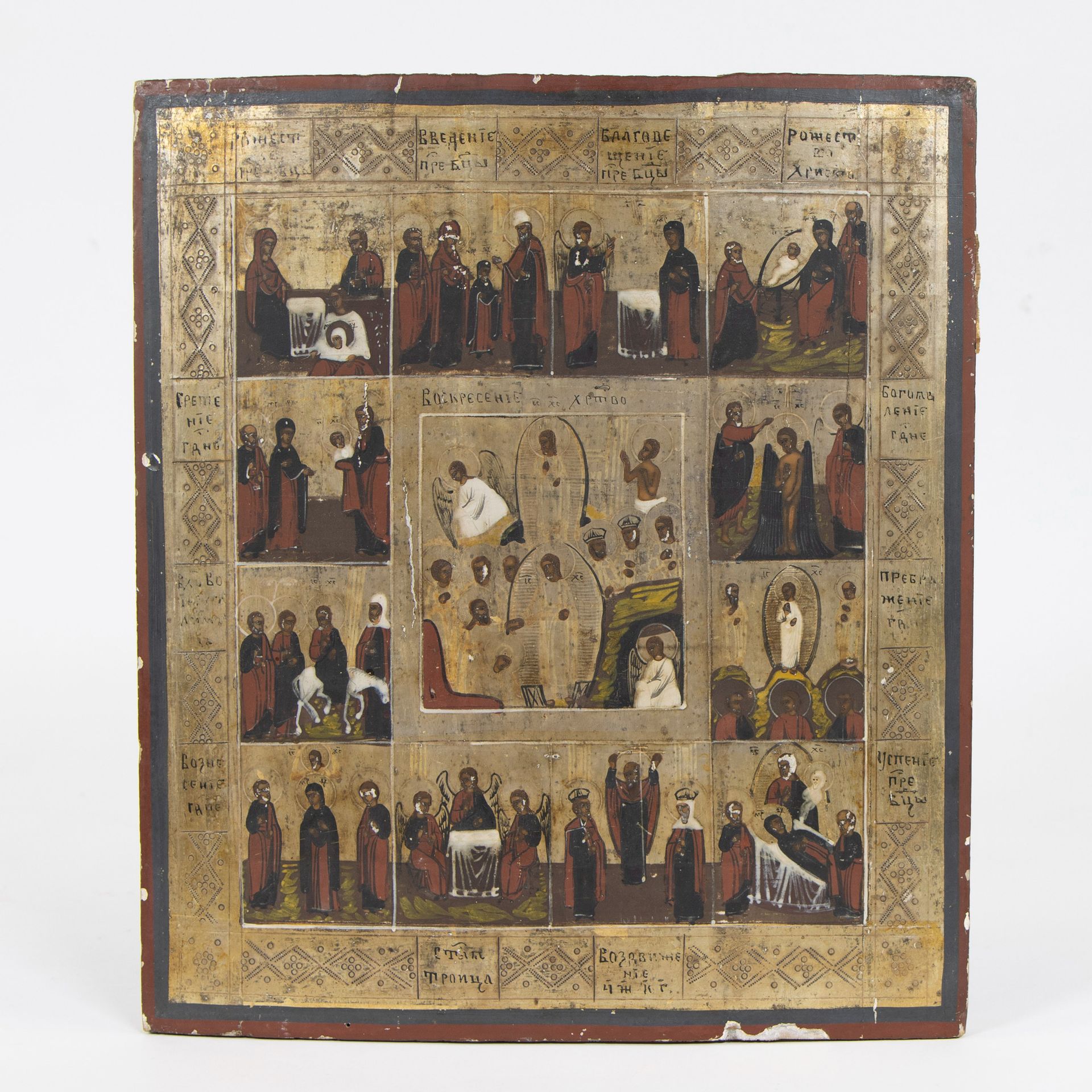 Null Russian icon with the life of Christ circa 1900
Russische icoon met het lev&hellip;