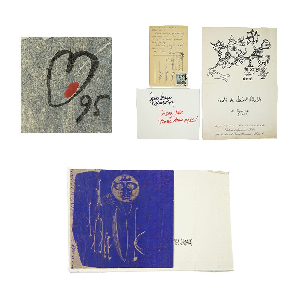 Null Una raccolta di lettere e biglietti di Jean Brusselmans, Mendelson, Mariën,&hellip;