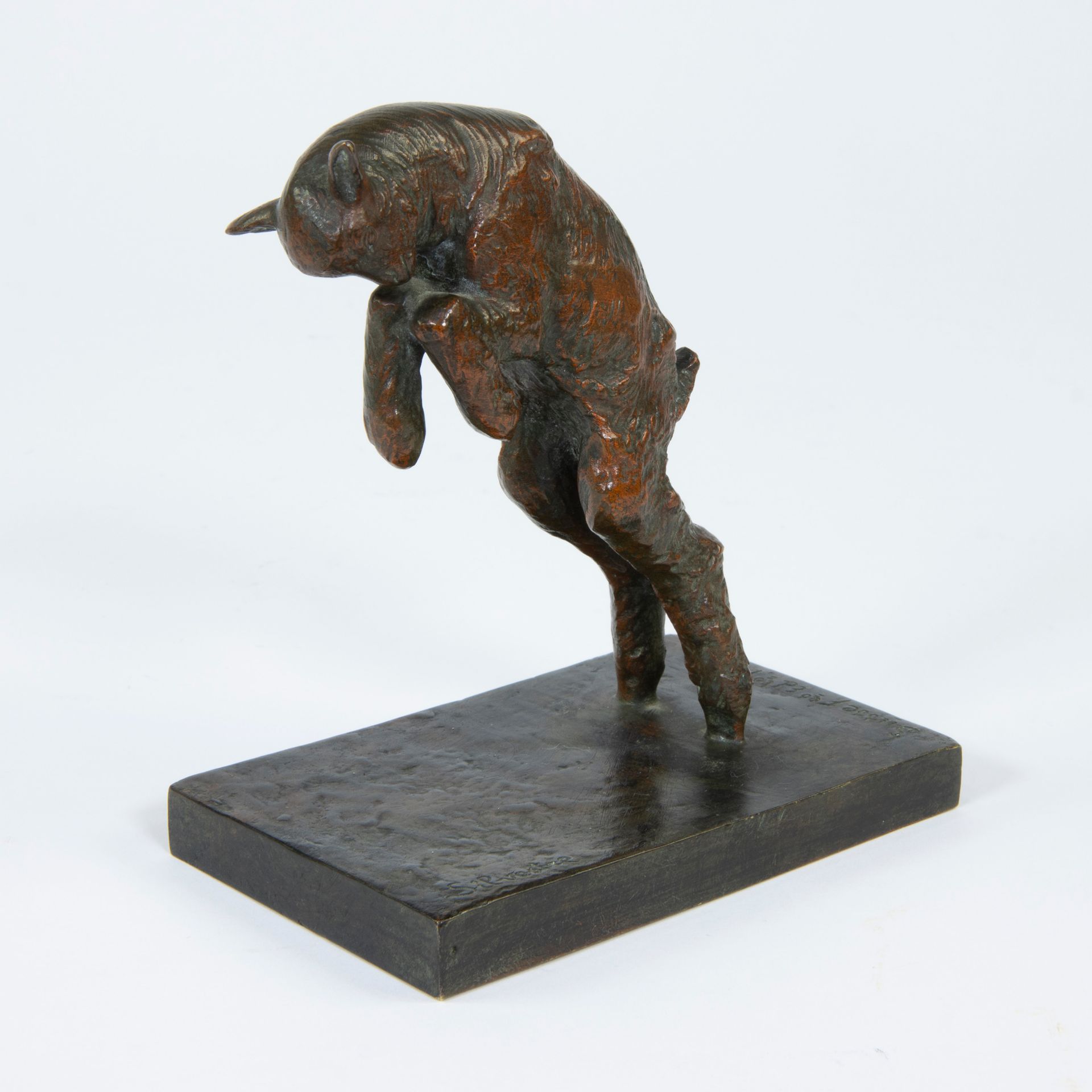 Paul SILVESTRE (1884-1976), Paul SILVESTRE (1884-1976), chèvre en bronze, signée&hellip;