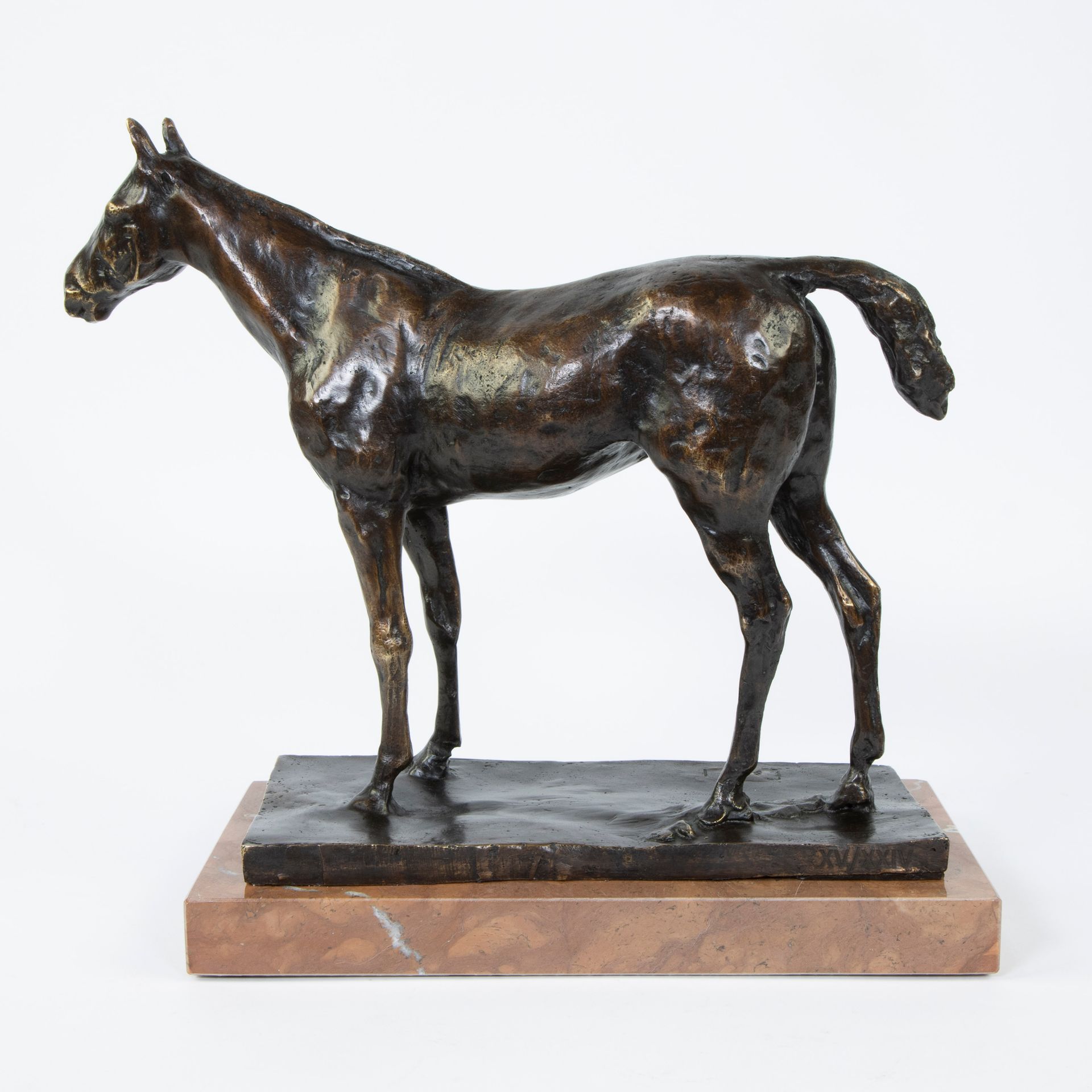 Edgar DEGAS (1834-1917), Edgar DEGAS (1834-1917), sculpture en bronze patiné bru&hellip;