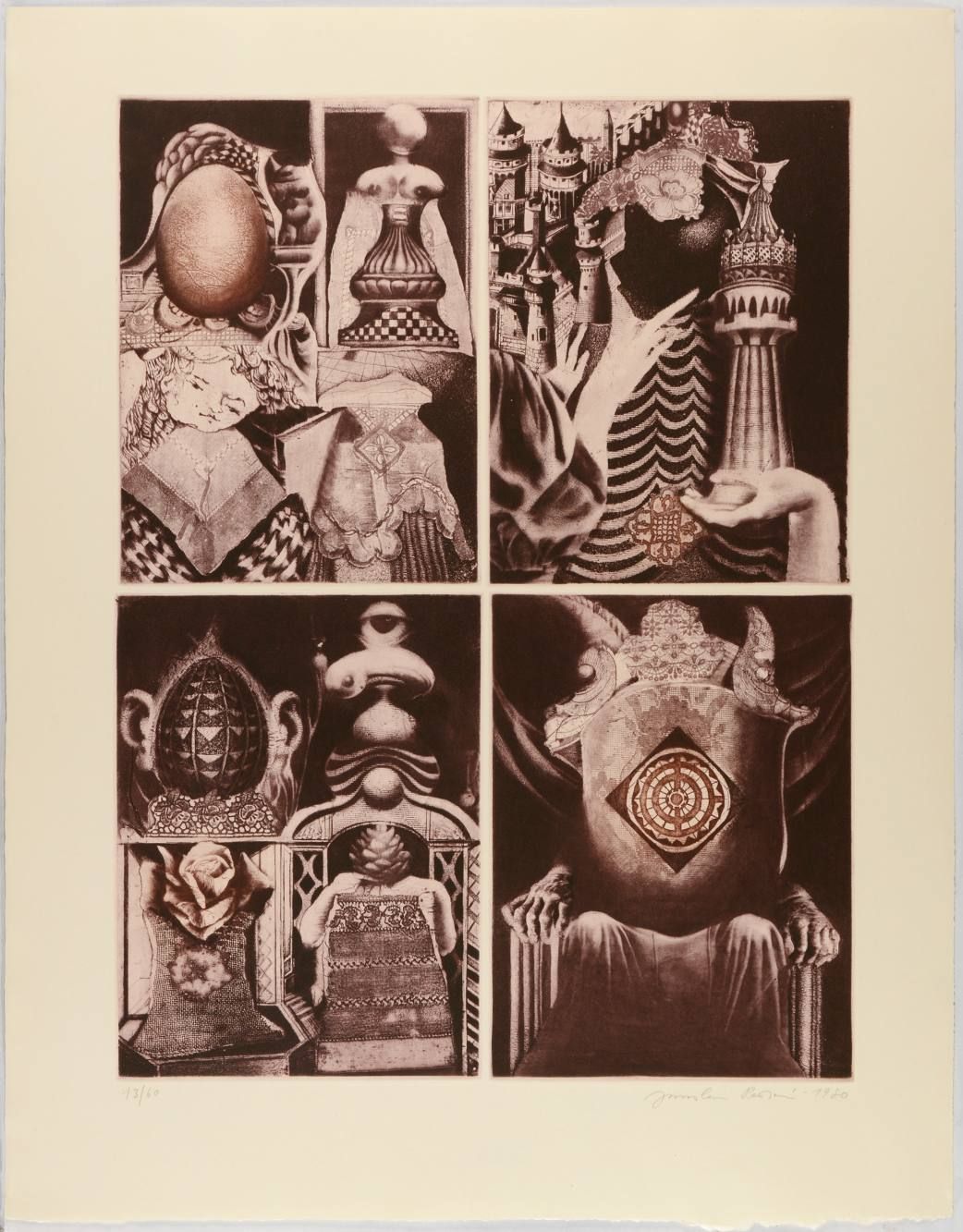 Jaroslava Pesicova (1935-2015) FOUR ETCHINGS

1980

Four etchings on a single sh&hellip;