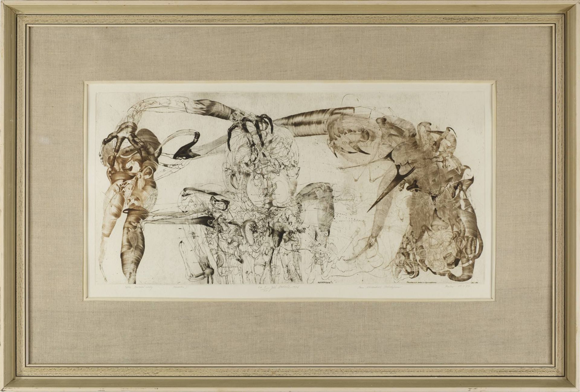 Jiri Anderle (1936) MANIPULATION I.

1976

Kaltnadel auf Papier, 68x36 cm (Passe&hellip;