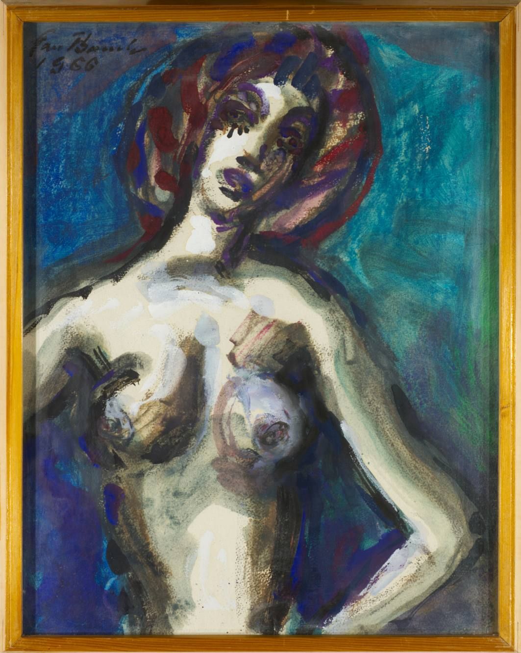 Jan Bauch (1898-1995) 裸体

1966

纸上钢笔画，48.5x61.5厘米，左上方有签名和日期 "Jan Bauch 1966"。

有&hellip;