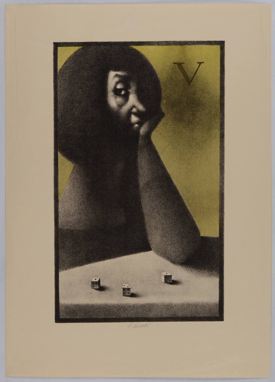 Ludmila Jirincová (1912-1994) F.VILLON

c.1962

纸上石版画，36.5x22厘米（48.6x34.2厘米），印刷品&hellip;