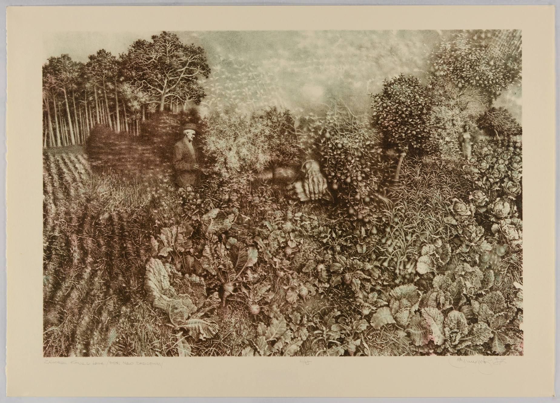 Albin Brunovsky (1935-1997) ZAHORI

1987

纸上石版画，46.4x64.6厘米，在印刷品下用铅笔标记和编号 "Zahor&hellip;