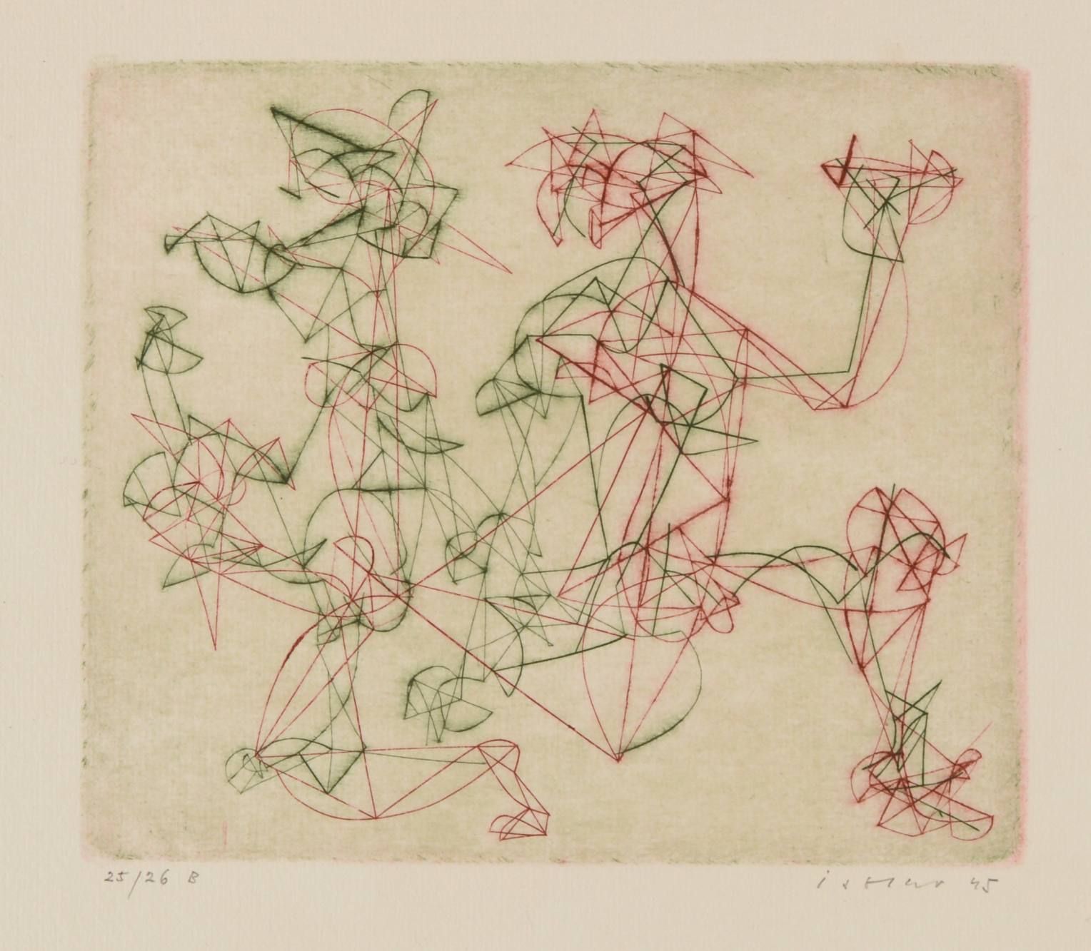 Josef Istler (1919-2000) DES FIGURES IMAGINATIVES

1945

Pointe sèche sur papier&hellip;