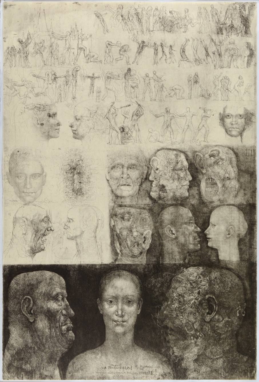 Jiri Anderle (1936) OMAGGIO A F. FELLINI

1984

Drypoint on paper, 95,5x64,5 cm,&hellip;