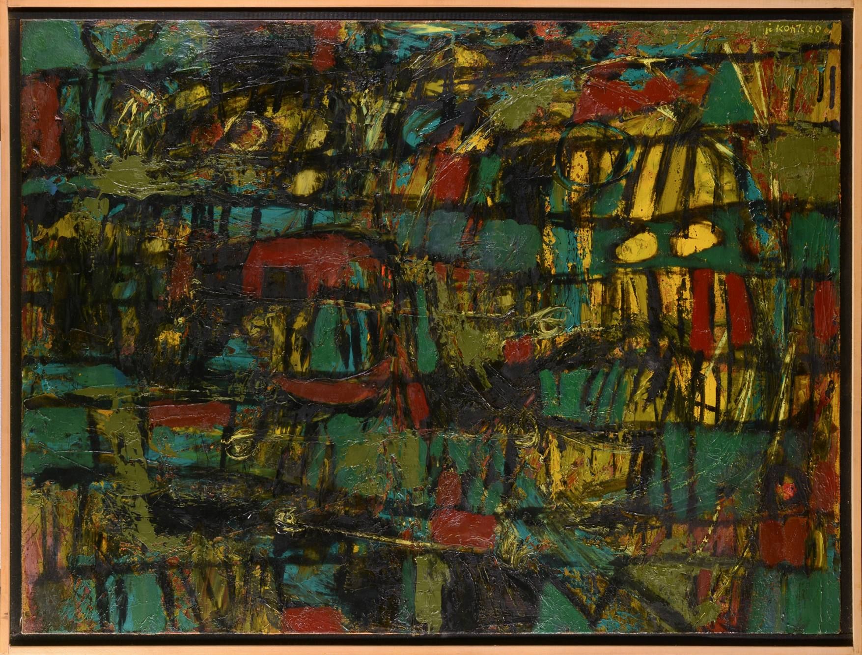 Jan Kotik (1916-2002) UNBETITELTE

1960

Öl auf Leinwand, 60,4x80,4 cm, signiert&hellip;