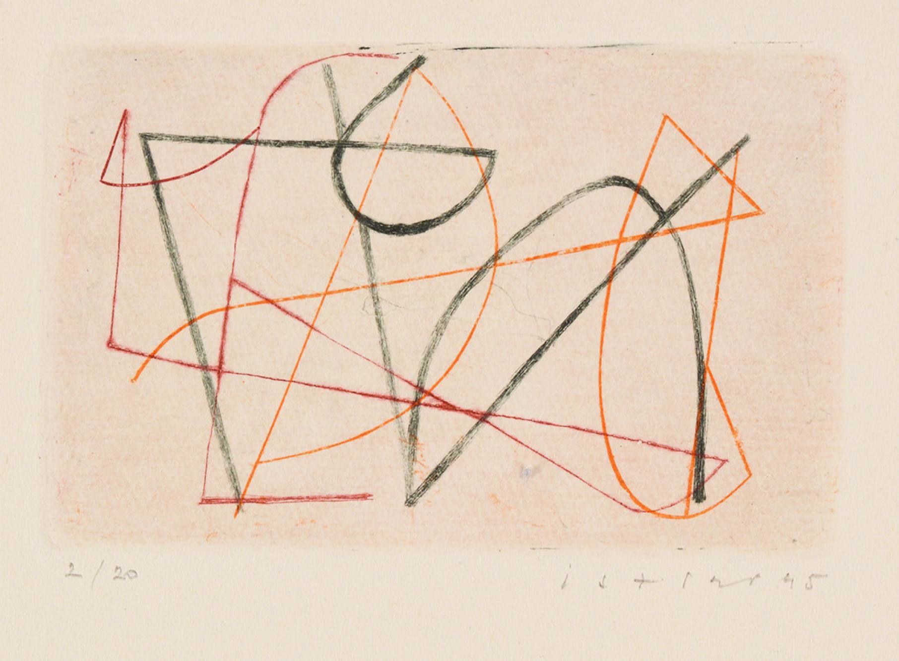 Josef Istler (1919-2000) 无名氏

1945

纸上蚀刻画，35,2x32厘米，有编号，并在印刷品下用铅笔签名和日期 "2/20 Ist&hellip;