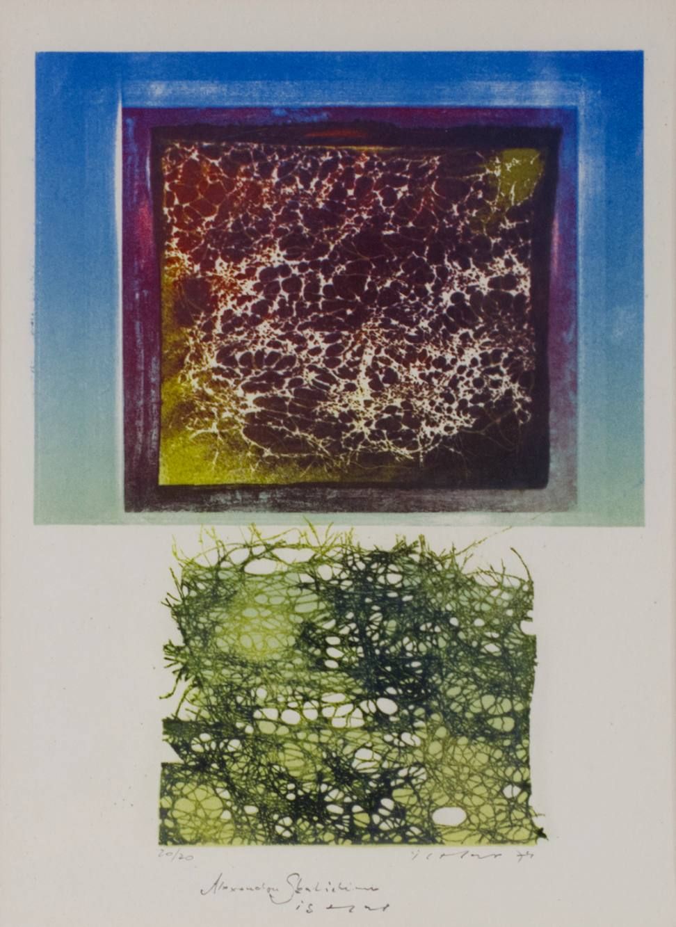 Josef Istler (1919-2000) 无名氏

1974

纸上石版画，26.3x35.5厘米（装裱孔径），46.3x58.5厘米（框架），有编号、&hellip;