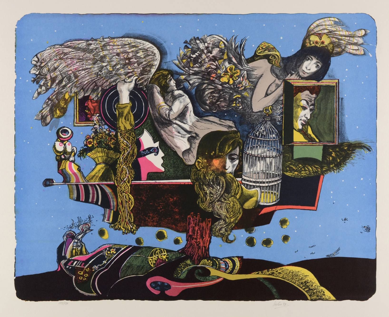 Josef Liesler (1912-2005) ARBRE DE LA TENTATION

1979

Lithographie en couleur s&hellip;