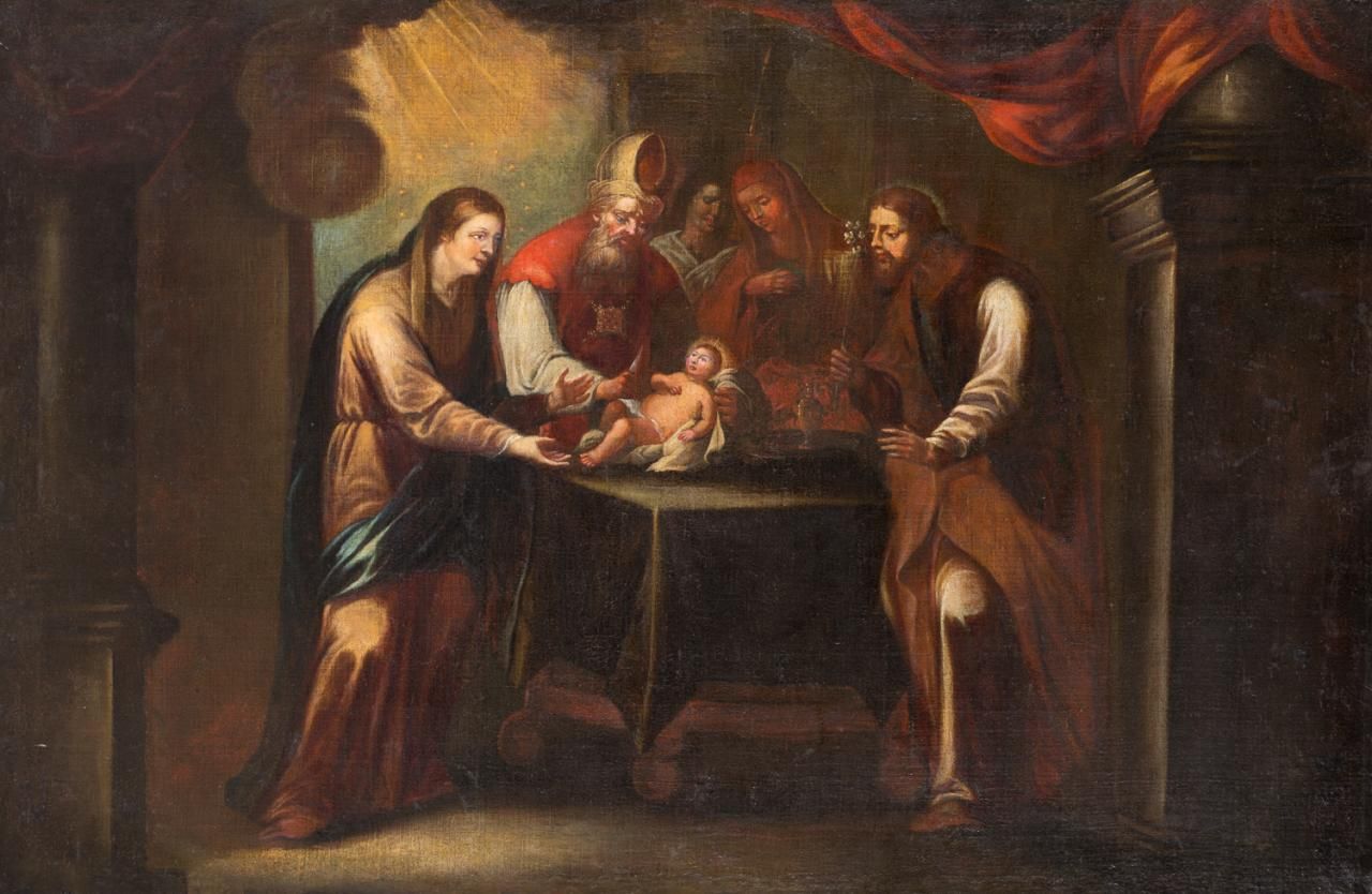 ESCUELA SEVILLANA, S. XVII The Circumcision
Oil on canvas
104 x 157 cm
