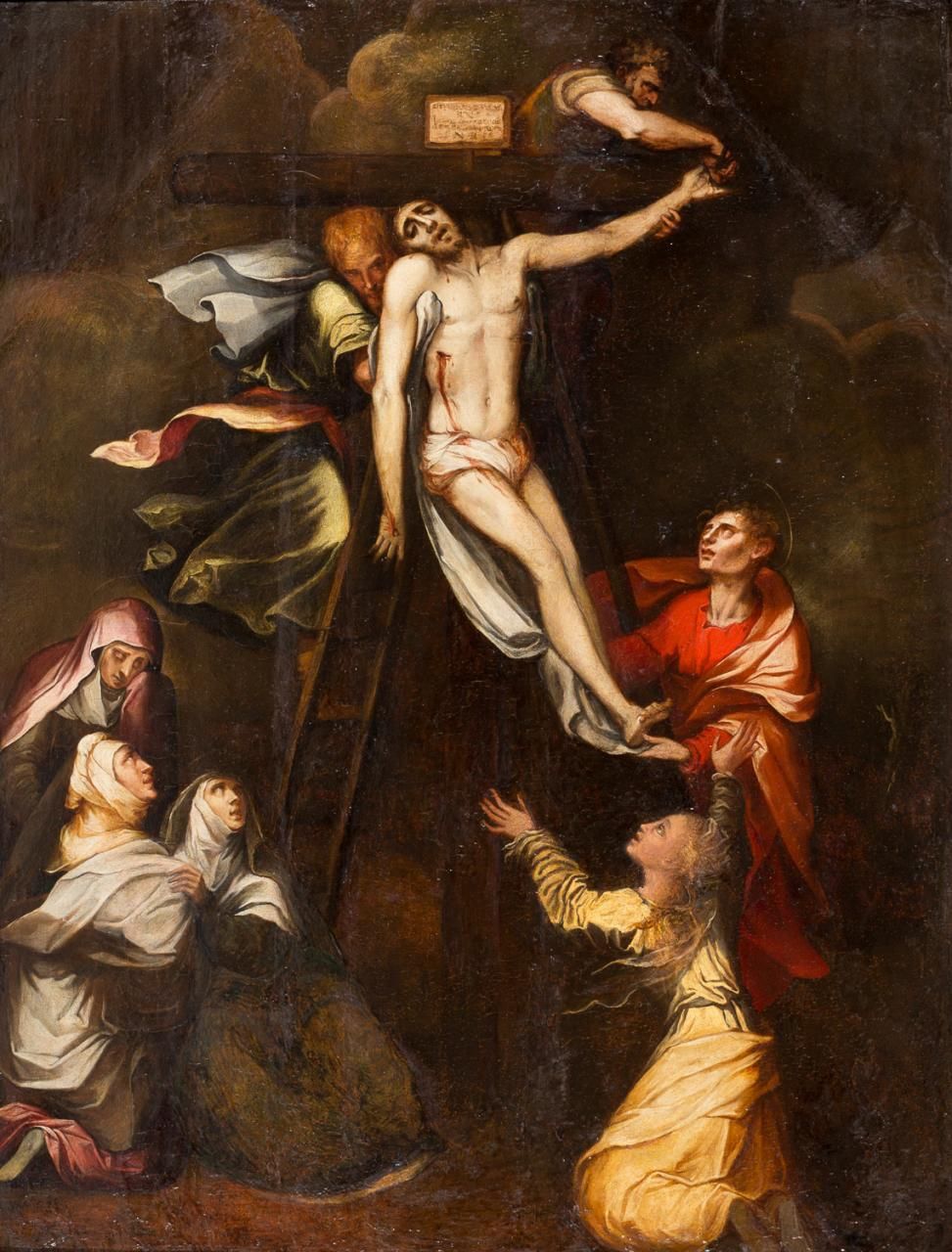 LUIS DE VARGAS (Sevilla, h. 1505 - 1567) Descent from the Cross
Oil on panel
102&hellip;