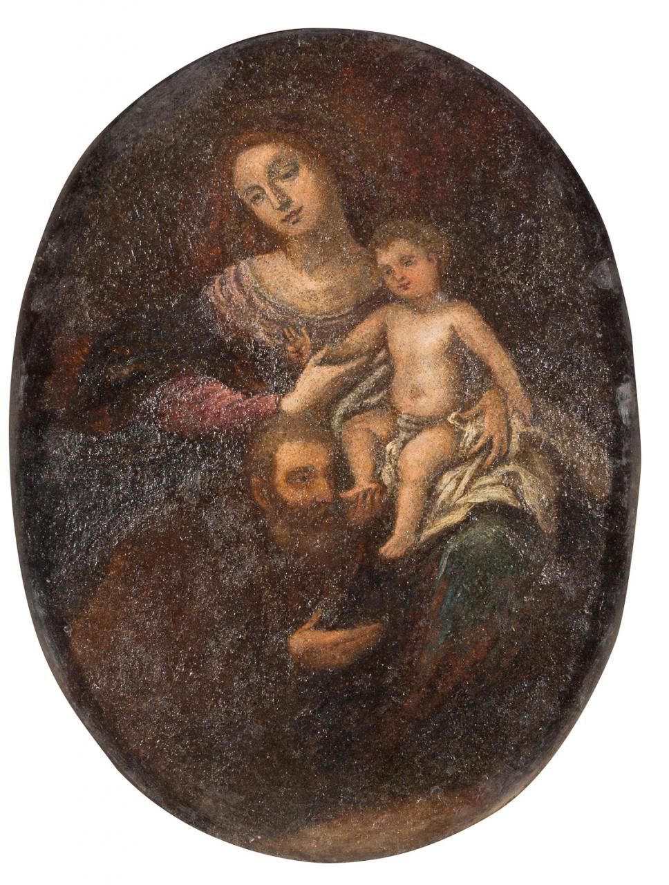 ESCUELA ESPAÑOLA S. XVIII Apparition of the Virgin and Child Jesus to a Saint
Oi&hellip;