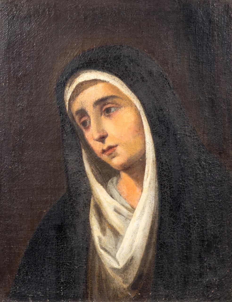 ESCUELA ESPAÑOLA fns. S. XVIII - ppio. S. XIX Our Lady of Sorrows
Oil on canvas
&hellip;