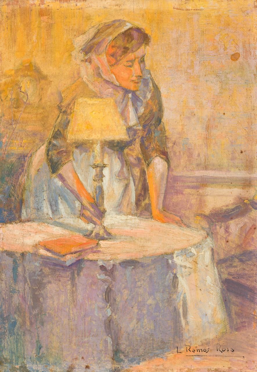 LUIS RAMOS ROSAS (Málaga, 1903 - 1965) S/T
板上油画
25 x 18 cm
签名："L.拉莫斯-罗萨斯"。