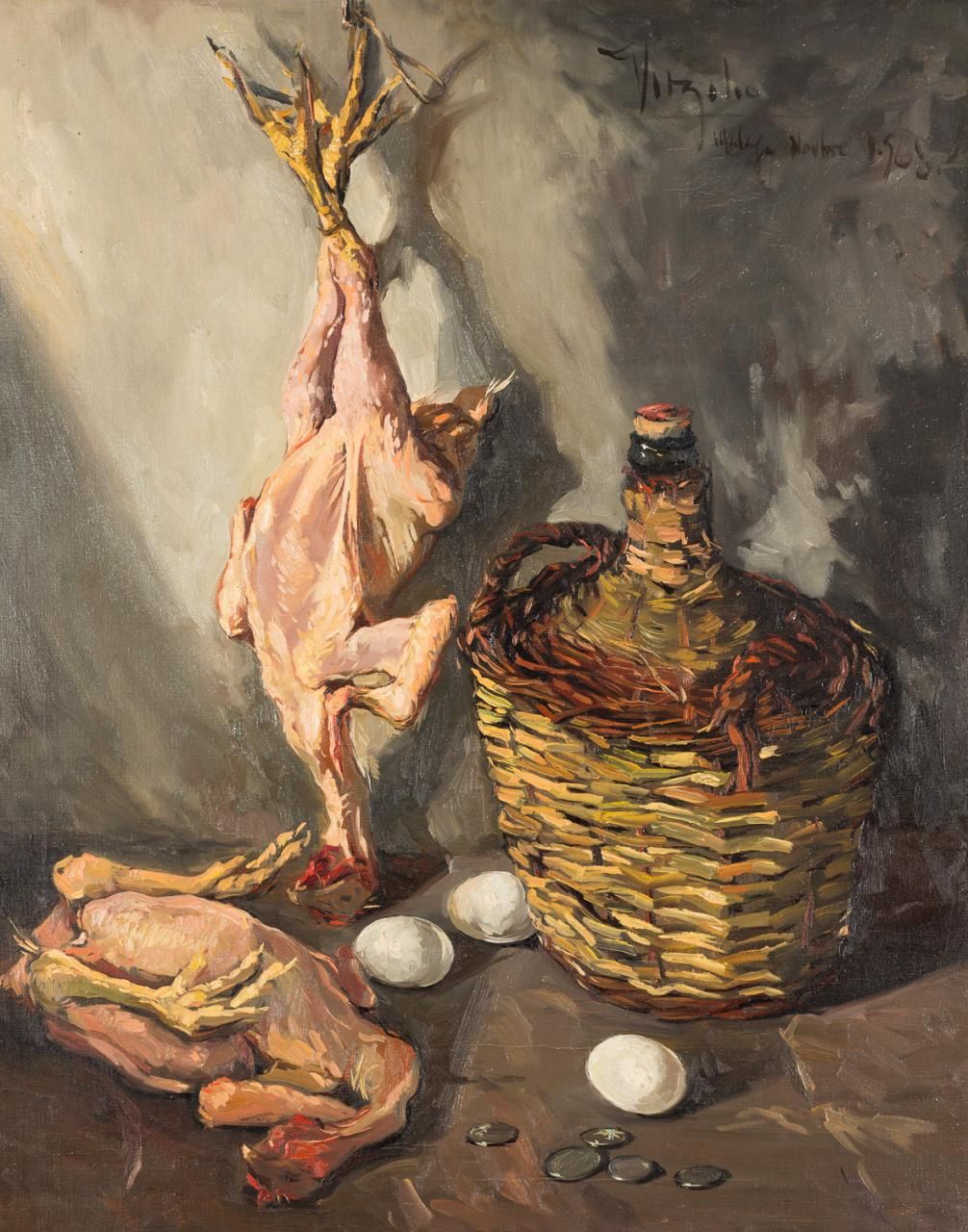 VIRGILIO GALÁN ROMÁN (Málaga, 1931 - 2001) Still life
Oil on canvas
81 x 65 cm
S&hellip;