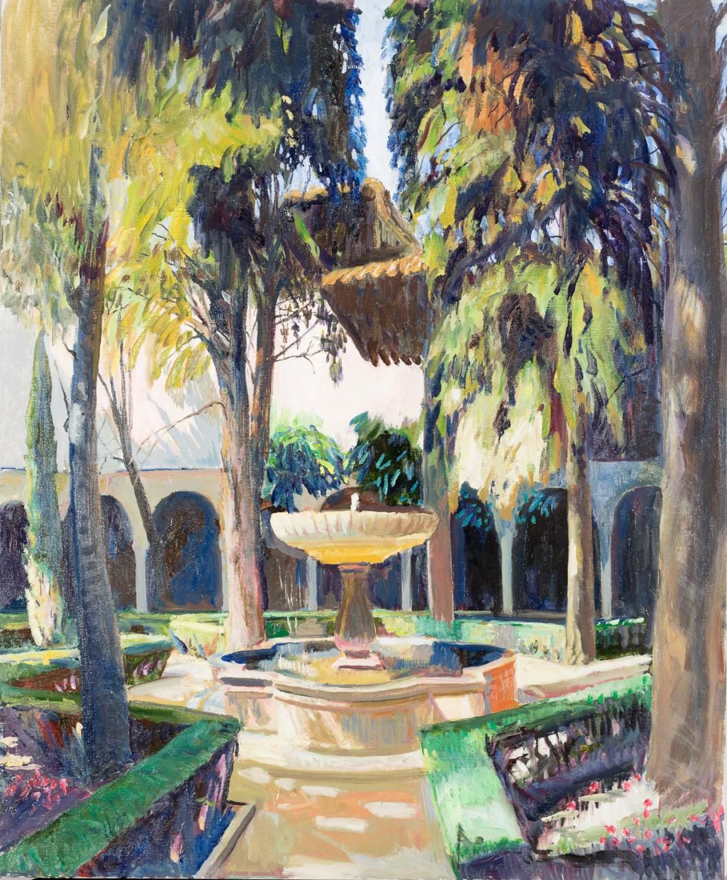 MIGUEL GRANADOS (XX) Rincon de la Alhambra
Olio su tela
110 x 90cm
Firmato sul r&hellip;