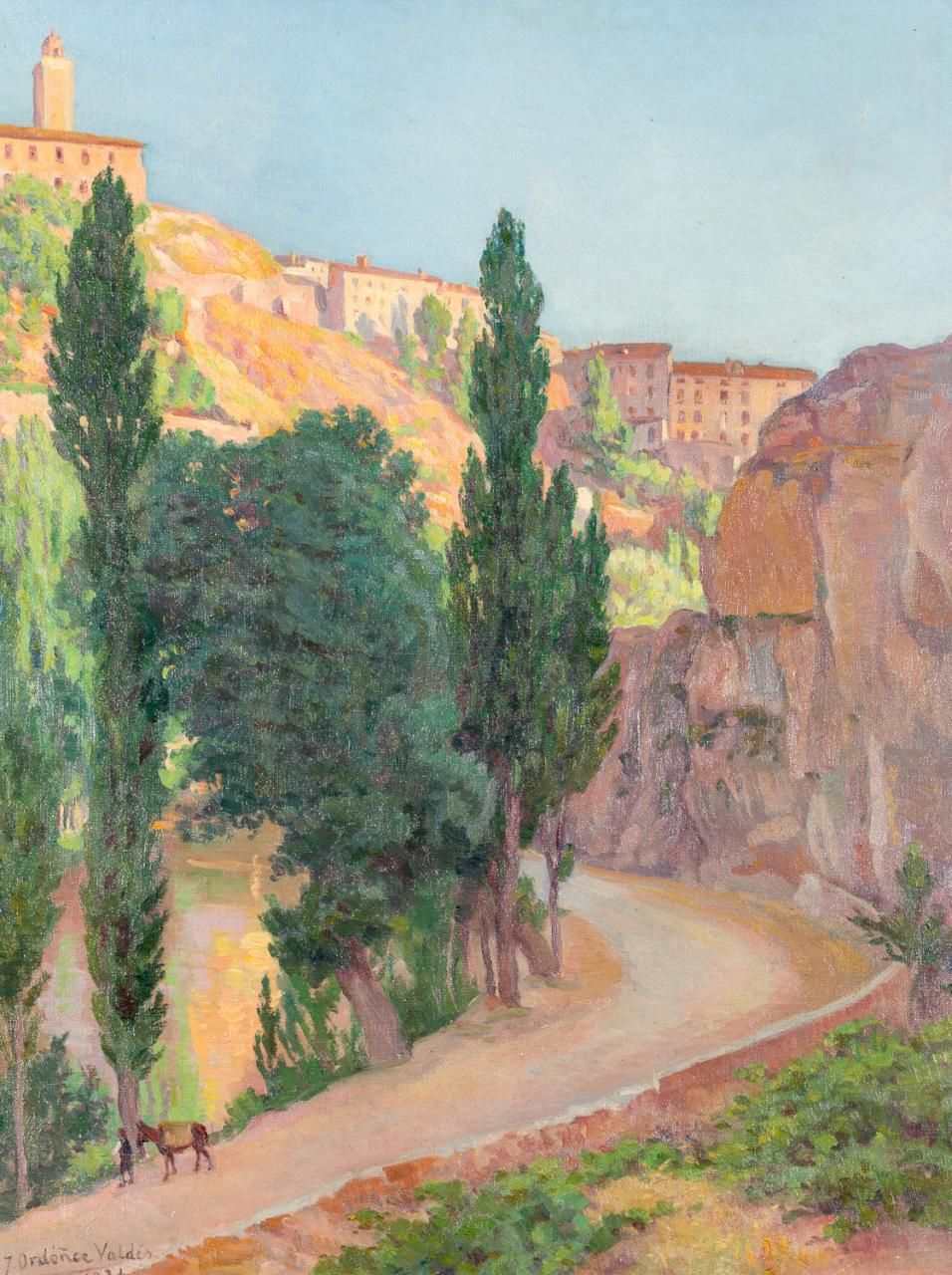 JOSÉ ORDÓÑEZ VALDÉS (Huelva, 1873 - 1953) 风景
布面油画
72 x 56 cm
左下角有签名和日期："Ordoñez &hellip;