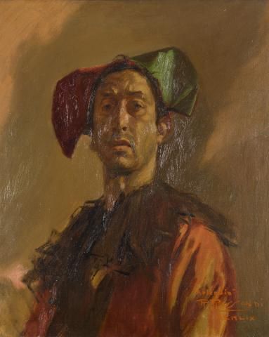 BALDOMERO ROMERO RESSENDI (Sevilla, 1922 - Madrid, 1977) Autoportrait
Huile sur &hellip;