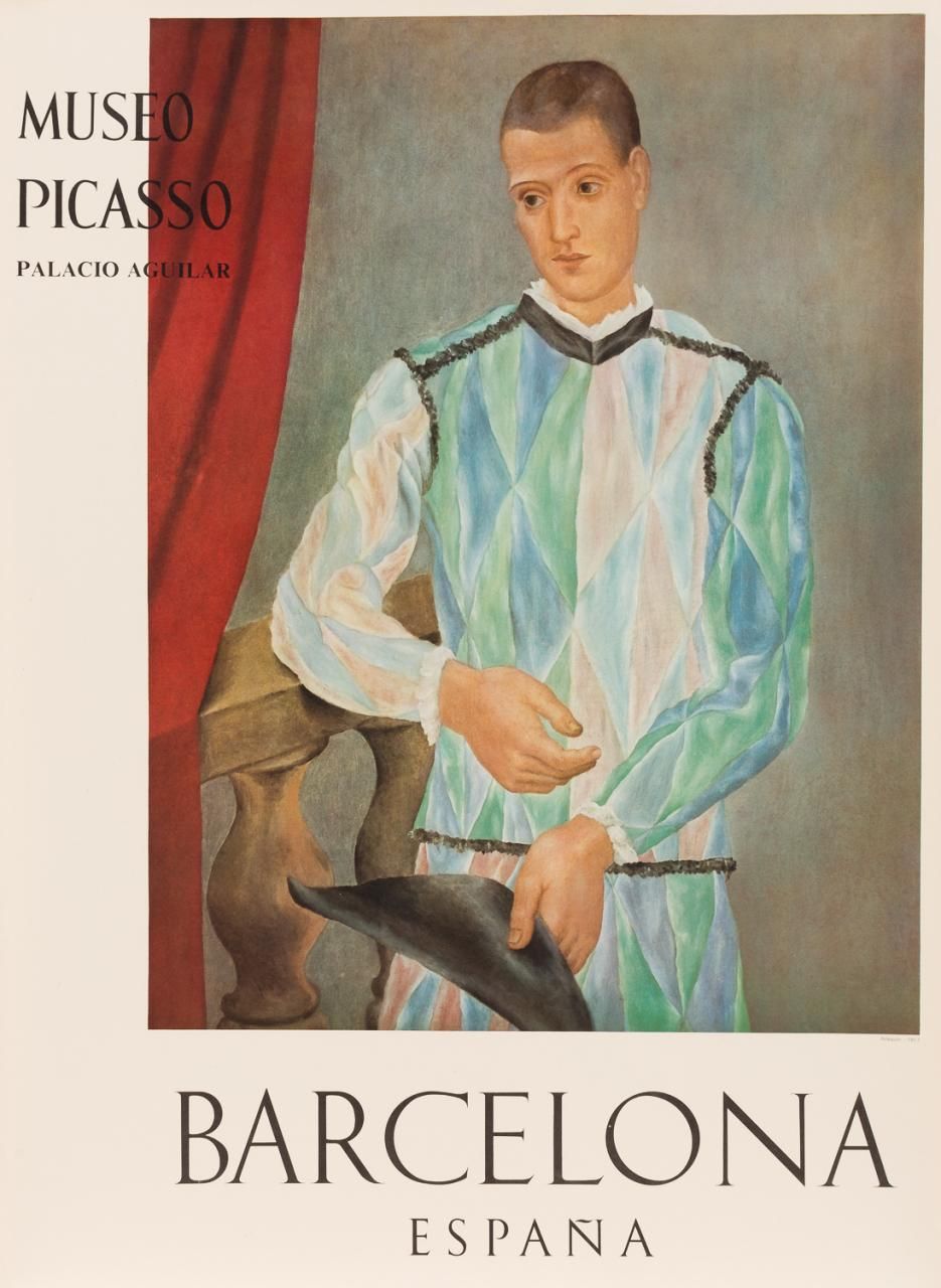 PABLO PICASSO (Málaga, 1881 - Mougins, Francia, 1973) Harlequin
Offsetdruck
76,5&hellip;
