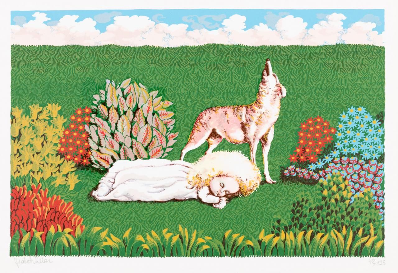 ISABEL VILLAR (Salamanca, 1934) El lobo
Siebdruck
24 x 34,5 cm
Original 12-Farbe&hellip;