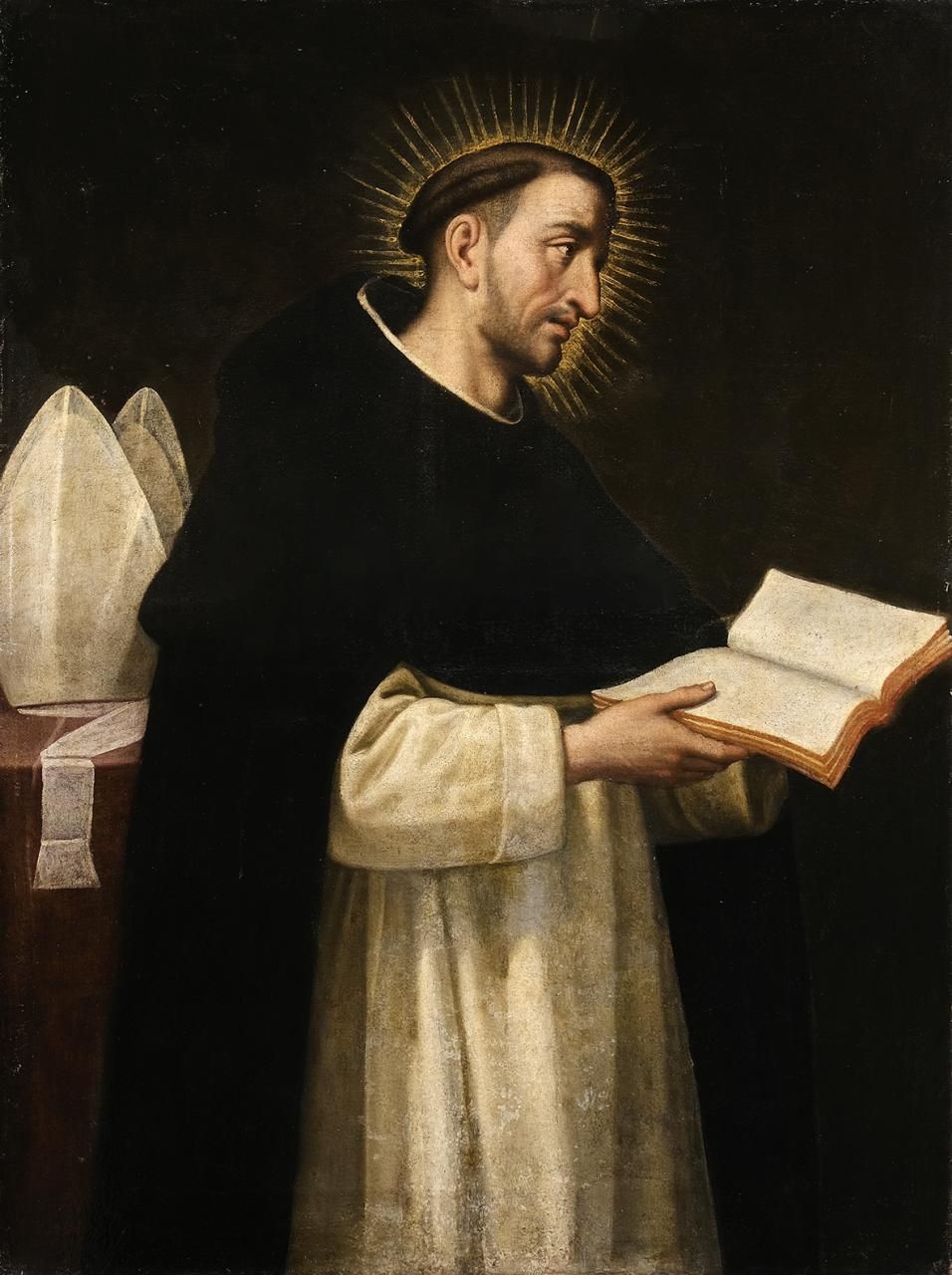 ESCUELA ESPAÑOLA, Fns. S. XVII Probably St. Thomas Aquinas
Oil on canvas
134 x 1&hellip;