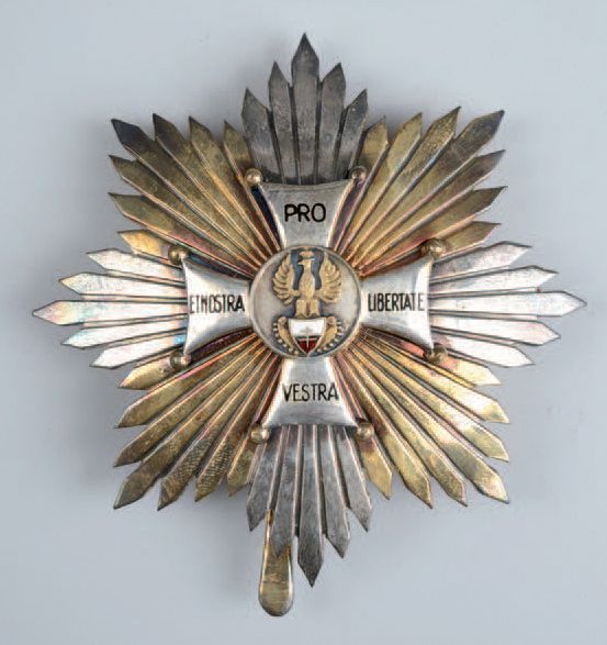 Null PLAQUE DE GRAND OFFICIER ou de grand croix de l'ordre du Mérite des combatt&hellip;