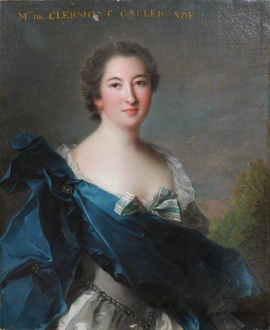 Attribué à Jean-Marc NATTIER (1685-1766) Portrait de la marquise de Clermont Gal&hellip;