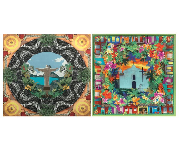 Ecole brésilienne Eglise et Le Christ de Rio
Deux tissus peints polychromes.
Enc&hellip;
