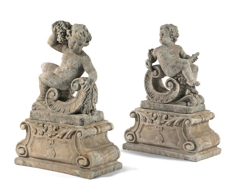 Null L'Eté et L'Automne
Deux sculptures en pierre reconstituée reposant sur des &hellip;