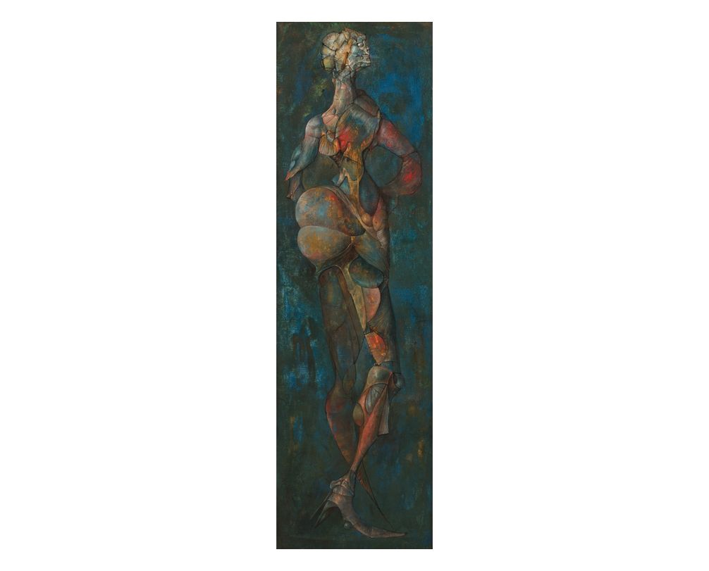 Léonor FINI (1908-1996) 
Mandrillia / Madrilia - 1959-60
Oil on canvas, counters&hellip;