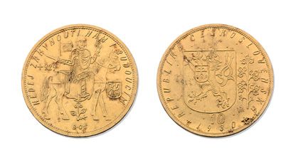 Null TSCHECHOSLOWAKEI. 10 Dukaten. 1930. (Fr. 4, KM 14). Gold. 34,90 g. Leichte &hellip;