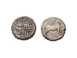 Null Phoenicia. Sidon (4th century BC). Octodrachm. (P. 3061var.). Carthage (149&hellip;