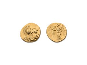 Null Macedonia. ALEXANDER III the Great (336-323). Statere. Head of Athena, righ&hellip;