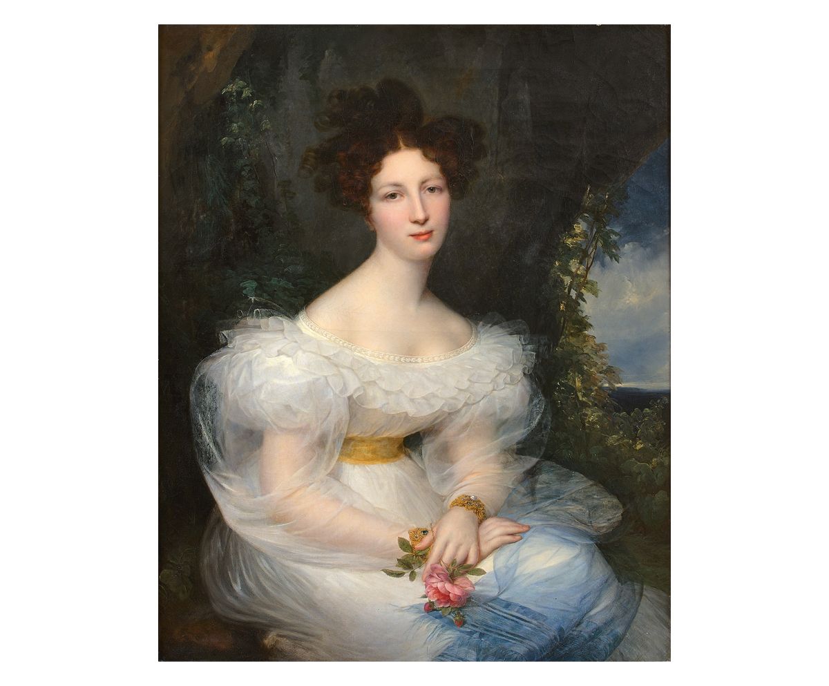 Louis HERSENT (1777-1860), attribué à Portrait présumé de Marie-Louise Augustine&hellip;