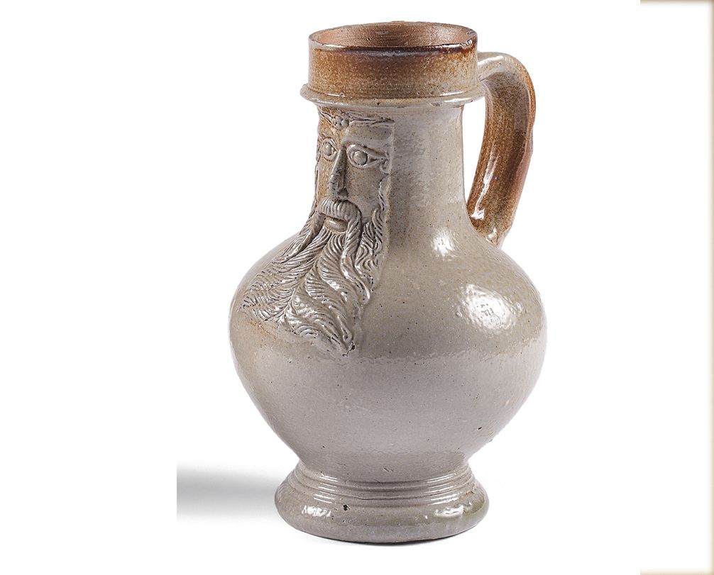 Null Rare small pitcher called Bartmann in glazed stoneware, globular body.
Raer&hellip;
