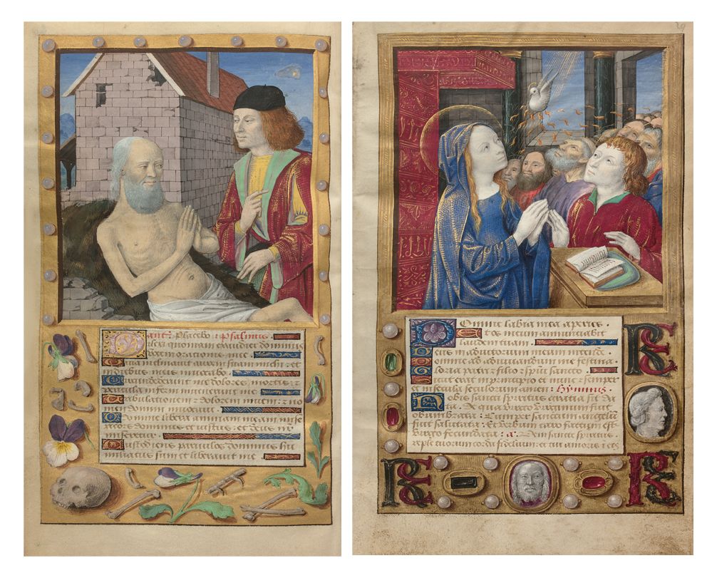 Null horae ad usum romarum.15世纪晚期的手稿（C,2490），牛皮纸皮，有87页，其中17页是空白的，装饰有18幅插图，其中10幅在&hellip;