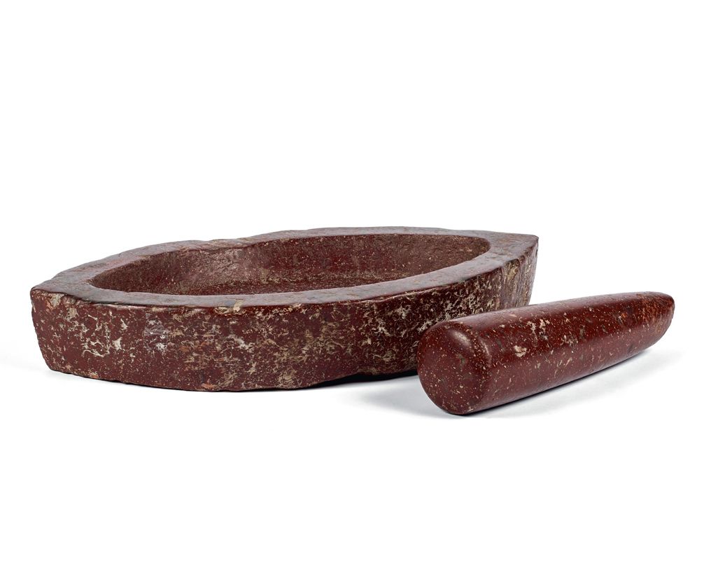 Null Pestle and mortar in red porphyry from Egypt.
17th century or earlier. (chi&hellip;