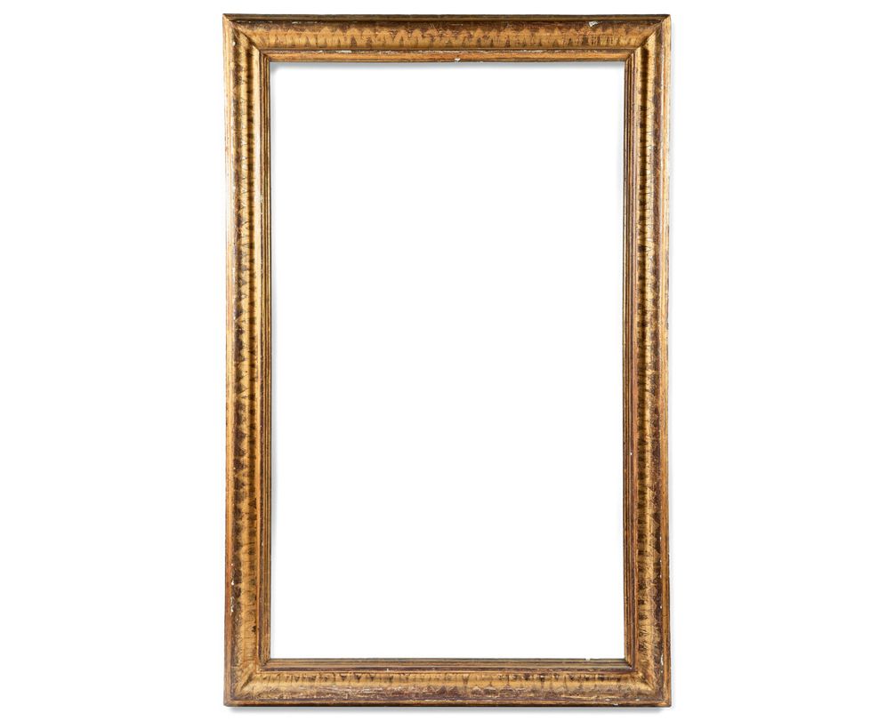 Null Frame probably made of gilded limewood with a beautiful reparure of palmett&hellip;