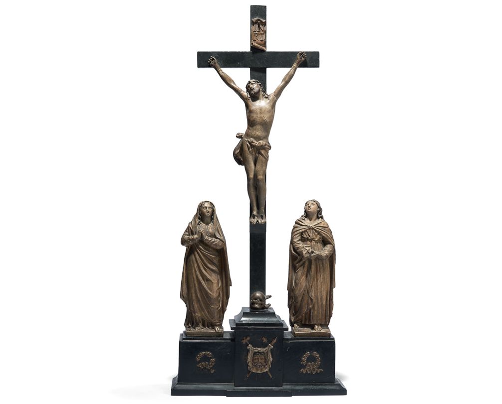 Null Calvary in blackened wood and polychrome terracotta.
Restoration period.
He&hellip;