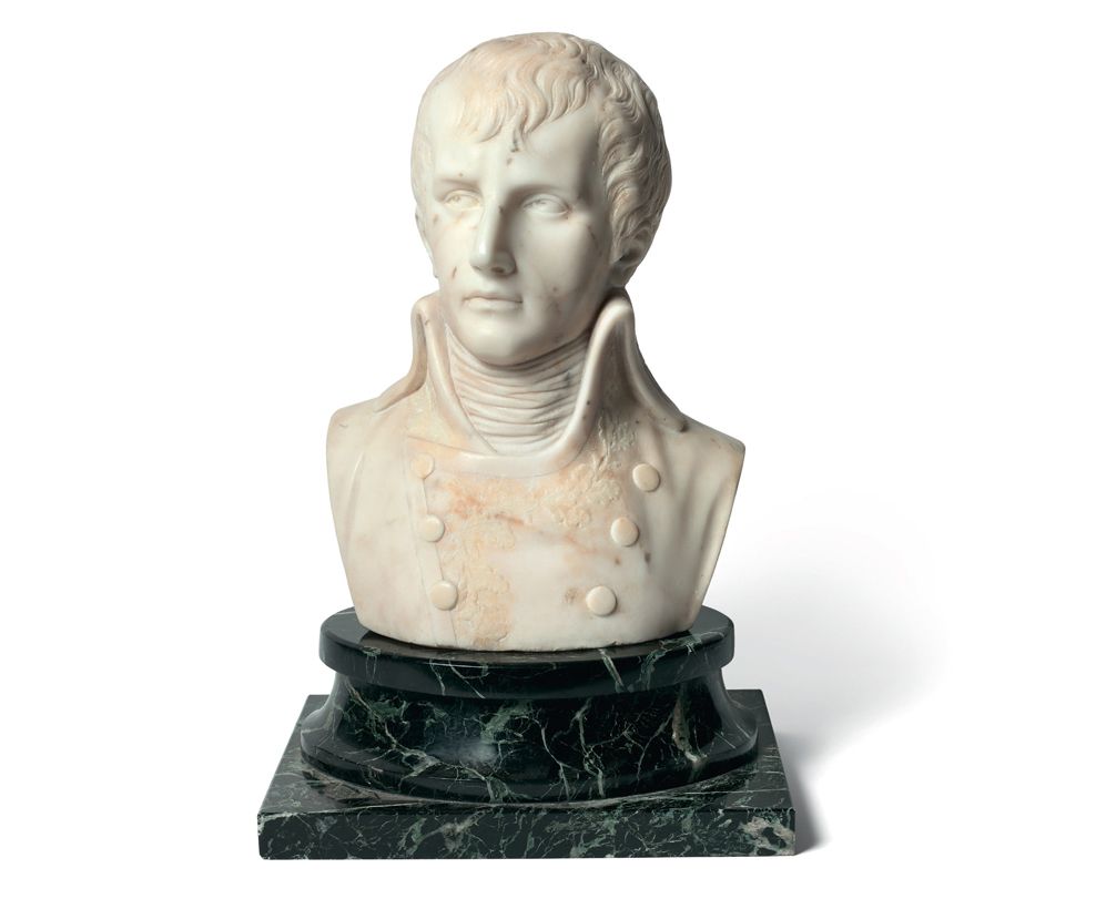 Antonio CANOVA, atelier de Bonaparte 1. Konsul
Büste aus weißem Carrara-Marmor a&hellip;