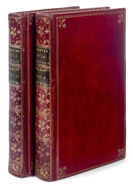 LA FONTAINE Contes et nouvelles en vers. Amsterdam, 1762, 2 vol. Pet. In-8, plei&hellip;