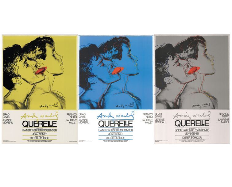 Andy Warhol (1928-1987) Querelle
Trois affiches allemandes, réalisées pour le fi&hellip;