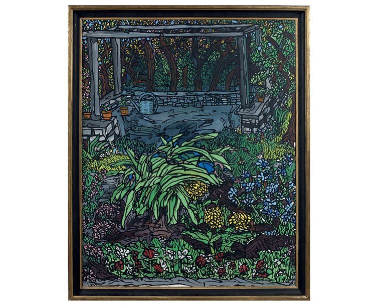Paul CLARVIT Le jardin florissant
Huile sur toile, signée au revers, dédicacée à&hellip;
