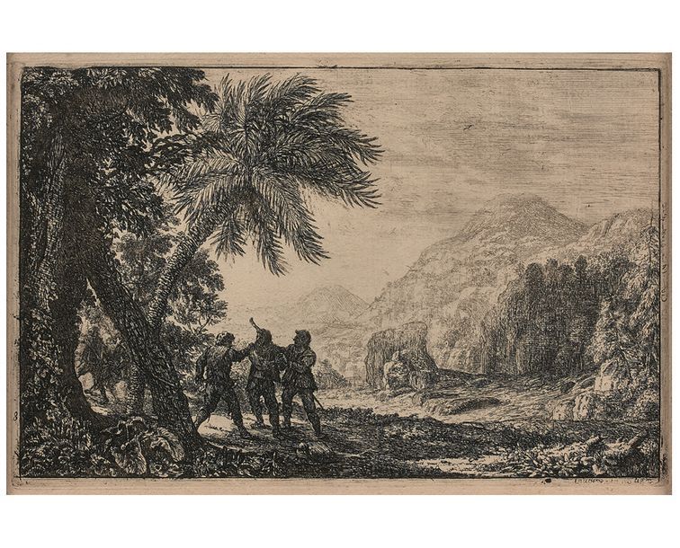 Null 
Scène de brigands
Eau-forte signée.
14 x 21 cm