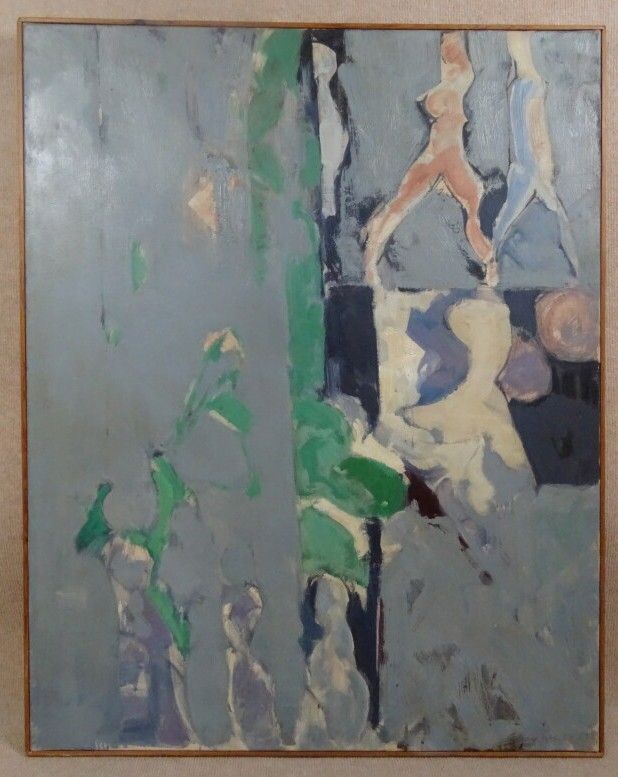 Null Paul KALLOS (1928-2001), "Untitled 1967" Oil on canvas signed lower right a&hellip;