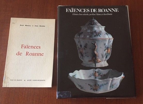 Null FAIENCES DE ROANNE. History of a research by René Mancey and Jean Broisin. &hellip;